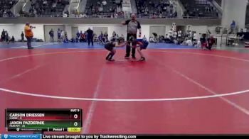 80 lbs Placement (4 Team) - Jaxon Pazdernik, Perham vs Carson Driessen, Canby