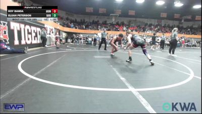 155 lbs Semifinal - Roy Banda, ARDMORE TAKEDOWN CLUB vs Elijah PETERSON, Darko Valley Wolf Pack