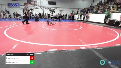 58-62 lbs Rr Rnd 2 - Liliana Guerrero, Brushy Wrestling Club vs Quinn Horne, Springdale Youth Wrestling