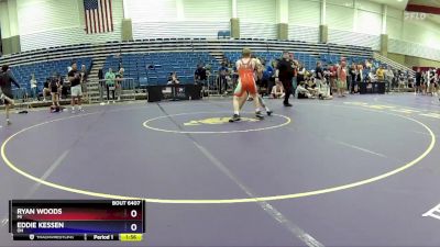 138 lbs 1st Place Match - Ryan Woods, MI vs Eddie Kessen, OH