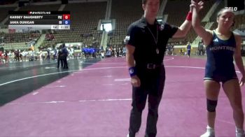 131 lbs Round 1 (8 Team) - Kassey Daugherty, Presbyterian vs Jania Dunigan, Schreiner University