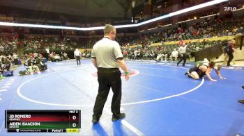 215 Class 3 lbs Cons. Round 1 - JD Romero, Kearney vs Aiden Isaacson, DeSoto