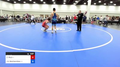 150 lbs C-8 #2 - Zachary Ruiz, Fl vs Abai Beishembiev, Va