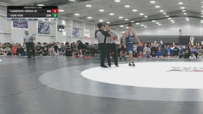150 lbs 1st Place Match - Jake Kos, Super D Wrestling vs Kameron Green Jr., MWC Wrestling Academy