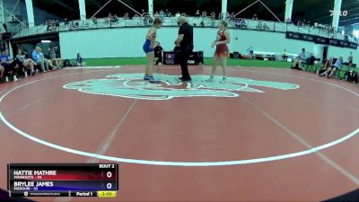 142 lbs Round 1 (8 Team) - Hattie Mathre, Minnesota vs Brylee James, Missouri