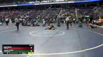 4A 120 lbs Semifinal - Noah Luna, Providence vs Ian Fritz, Topsail