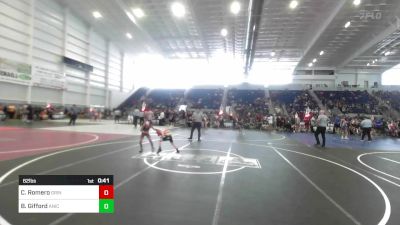 62 lbs Semifinal - Caleb Romero, Grindhouse WC vs Beau Gifford, Aniciete TC