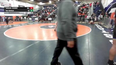 215 lbs Quarterfinal - Miguel Gomez, Hillcrest vs Eli Gould, Canyon Springs