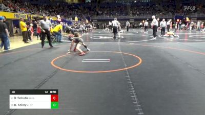 80 lbs Consi Of 32 #2 - Brady Sobuto, Great Valley vs Beau Kelley, Albert Gallatin