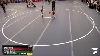 51-53 lbs Quarterfinal - Dash Cook, SHAKOPEE MAT CLUB vs Phillip Elson, East Ridge Wrestling