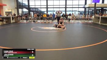 J-13 lbs Cons. Semi - Levi Evans, DC Elite vs Cash Cole, Husky Wrestling Club