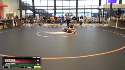 J-13 lbs Cons. Semi - Levi Evans, DC Elite vs Cash Cole, Husky Wrestling Club