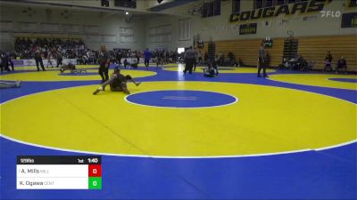 129 lbs Round Of 32 - Antonio Mills, Mill Creek (GA) vs Kekoa Ogawa, Central Catholic