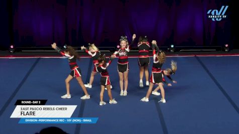 East Pasco Rebels Cheer - Flare [2025 L1 Performance Rec - 10Y (NON) - Small Day 2] 2025 The Quest