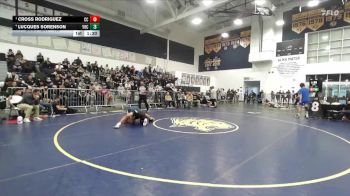 165 lbs Semifinal - Cross Rodriguez, Calvary Chapel vs Lucques Sorenson, Yucaipa
