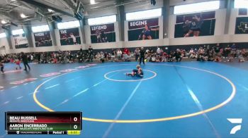 55 lbs Champ. Round 1 - Aaron Encerrado, El Paso Wildcats Wrestling Club vs Beau Russell, ReZults Wrestling