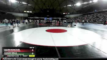 77 lbs Champ. Round 2 - Calvin Schactler, Wrestling Club Tacoma Slam vs Hudson Wells, Takedown Express Wrestling Club