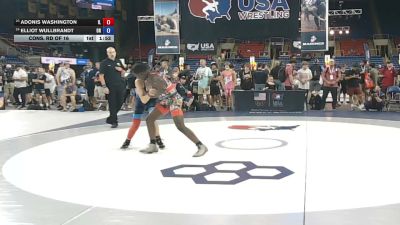 138 lbs Cons. Rd Of 16 - Adonis Washington, Illinois vs Elliot Wullbrandt, Oregon