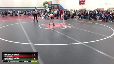 107 lbs Champ. Round 2 - Owen Delander, Tri-City United vs Maverick Baker, Mankato West