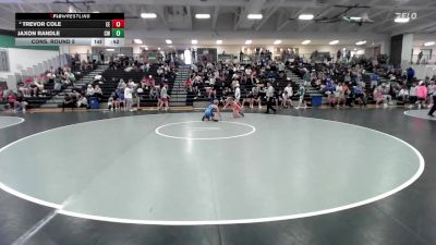 106 lbs Cons. Round 5 - Jaxon Randle, Chickasha Wrestling vs Trevor Cole, Eierman Elite