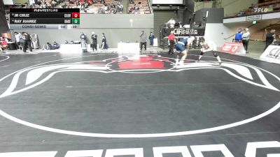 157 lbs Consolation - Jr Cruz, Clovis North vs Ray Juarez, Bakersfield