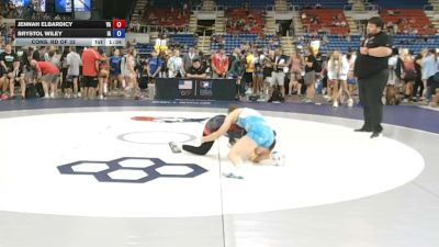 110 lbs Cons. Rd Of 32 - Jennah ElBardicy, Virginia vs Brystol Wiley, Iowa