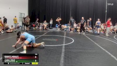 130 lbs Round 7 (8 Team) - Chris Cruz, Revolution Elite vs Emmitt Henley, Junior Terps Northeast