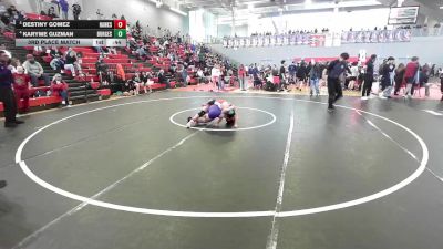 115 lbs 3rd Place Match - Karyme Guzman, El Paso Burges vs Destiny Gomez, El Paso Hanks