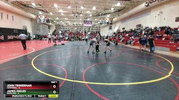 120 lbs Round 3 (4 Team) - John Timmerman, Chaparral vs James Ingles, Overland