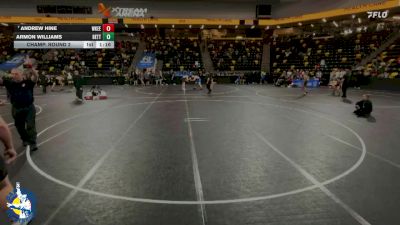 285 lbs Champ. Round 2 - Andrew Hine, Waukee vs Armon Williams, Bettendorf