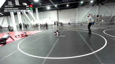 54 lbs 2nd Place - Matix Holt, Mantanona TC vs Salvador Ochoa, Gomez Brs Gr Ac