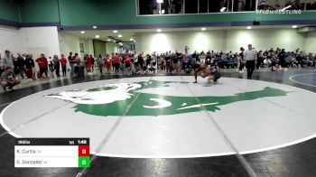 195 lbs Round Of 64 - Kendrick Curtis, TN vs Glean Gonzalez, VA