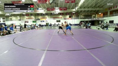 285 lbs Round 3 (10 Team) - Gavin Howes, Avila vs Zackery Chapman, Lindsey Wilson (Ky.)