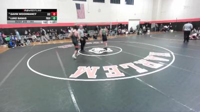 144 lbs Champ. Round 3 - Luke Banas, New Lenox (PROVIDENCE CATHOLIC) vs Gavin Woodmancy, St. Charles (EAST)
