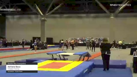 Adriana Baca - Double Mini Trampoline, Midwest Training - 2021 USA Gymnastics Championships