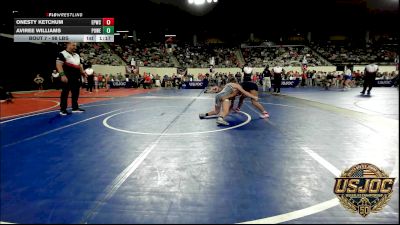 98 lbs Round Of 16 - Onesty Ketchum, El Paso Wildcats vs Aviree Williams, Powerhouse Gold
