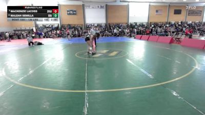 145 lbs Round Of 16 - Mackenzie Lacoss, Spaulding vs Maleah Semilla, Burr & Burton