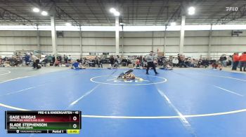 45 lbs Quarterfinal - Slade Stephenson, Small Town Grims vs Gage Vargas, Middleton Wrestling Club