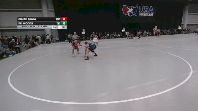 144 lbs Cons. Rd Of 64 - Isaiah Ayala, Garden City High School Wrestling vs Eli Woods, Team Missouri Select