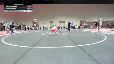 67 lbs 1st Place Match - Nicholas Lupardus, TX vs Zane Nelson, OK