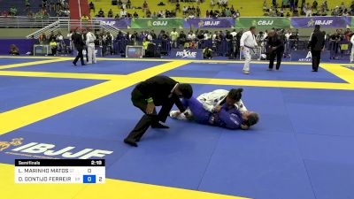LUANA MARINHO MATOS vs DANIELA GONTIJO FERREIRA FRANCO 2024 Brasileiro Jiu-Jitsu IBJJF