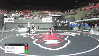 128 lbs Round Of 16 - Isaac Ronquillo, Bakersfield vs Treyton Sheets, Frontier