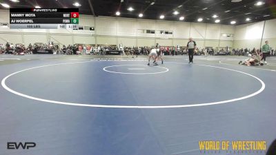 100 lbs Semifinal - Manny Mota, Northern Colorado 14U vs AJ Woerpel, POWA 14U