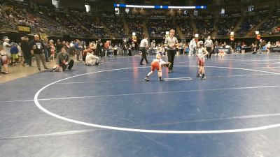 50 lbs Round Of 16 - Jonah Burkett, Claysburg Kimmel vs Ryan Wood, Garnet Valley