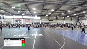 157 lbs 5th Place - Matthew Steele, Nvrtc vs Jeremiah Smartt, No Team