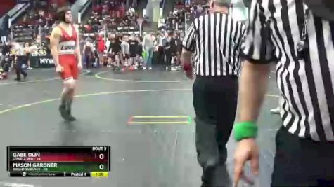 Quarterfinals (8 Team) - Mason Gardner, Brighton Black vs Gabe Olin, Lowell Red