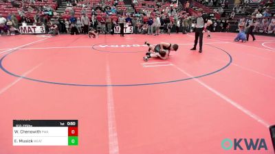 102-115 lbs Rr Rnd 3 - Weston Chenowith, Perry Wrestling Academy vs Elijah Musick, Weatherford Youth Wrestling