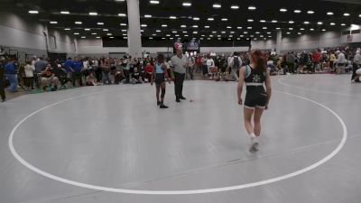 110 lbs Quarters - Olivia-Grace Porras, Savage House Wrestling Club vs Melissa Gallo, Gladiator Wrestling