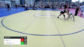 126 lbs Rr Rnd 3 - Jackson Blum, Michigan Grapplers Blue vs Ethan Uhorchuk, BoomRanch