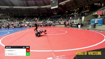 70 lbs Round Of 16 - Easton Landas, Sebolt Wrestling Academy vs Michael Nicosia, Mat Assassins